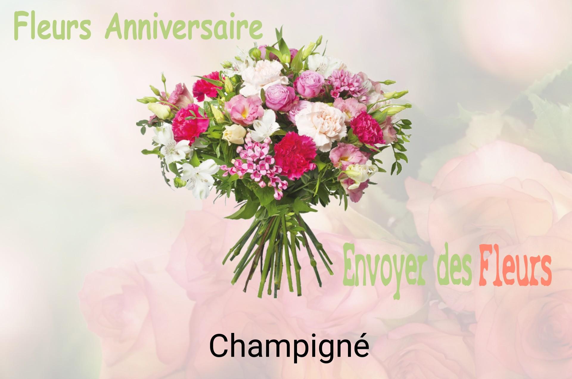 Bouquet de fleurs d’anniversaire livré à Champigné